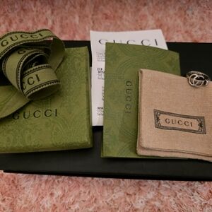 Gucci GG Marmont Key Sterling Silver Ring.